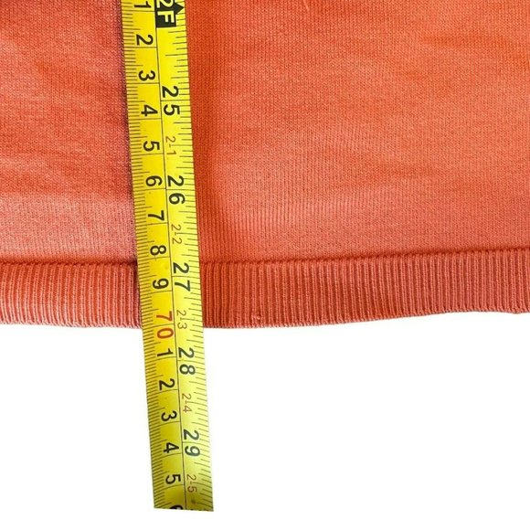 Pendleton Coral Pink Silk Blend Scalloped Edge Cardigan Sweater Womens Plus 3X - Picture 5 of 5